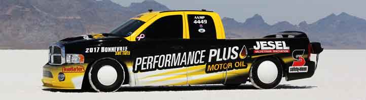 Performance Plus Motor Oil Helps Jesel Racing Set Land Speed Records